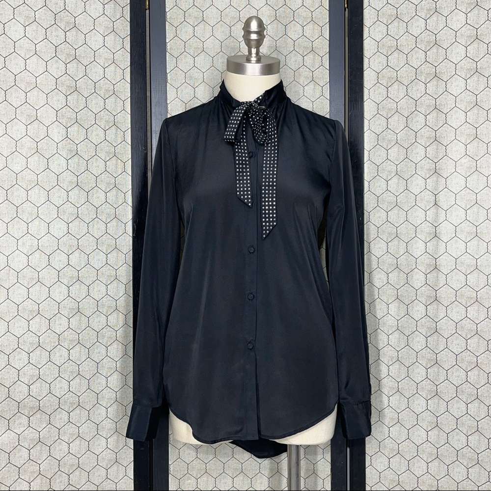 Rock & Republic Button Down Blouse with Studded Collar
